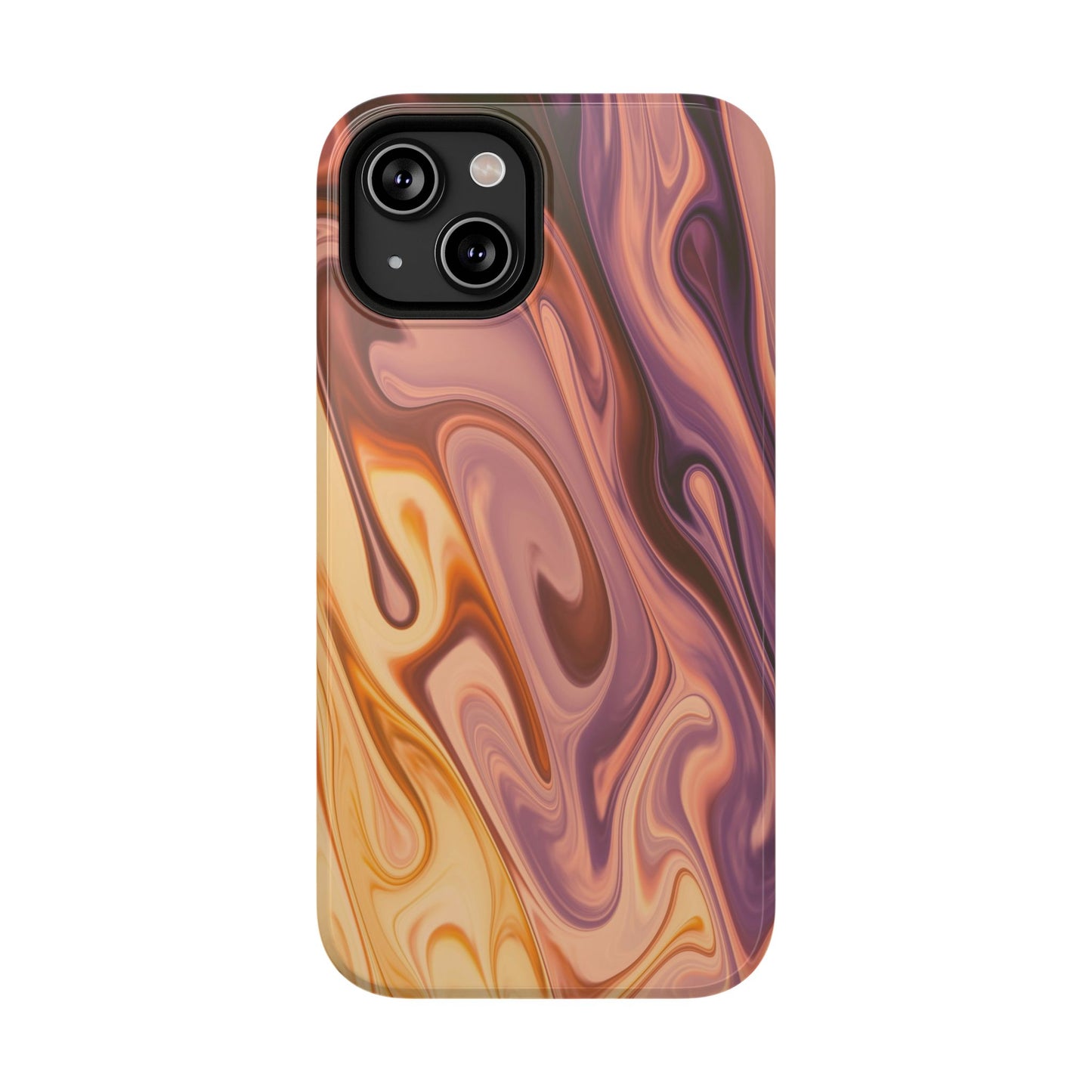 Golden Hour Swirl Phone Case – MagSafe Compatible for iPhone & Samsung Galaxy