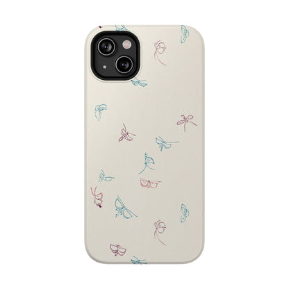 Minimalist Butterfly Sketch Phone Case – MagSafe Compatible for iPhone & Samsung Galaxy