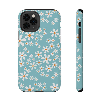 Vintage Daisy Field Phone Case – MagSafe Compatible for iPhone & Samsung Galaxy