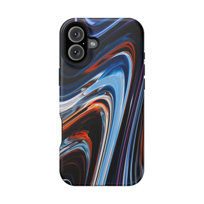 Vibrant Swirl Energy Phone Case – MagSafe Compatible for iPhone & Samsung Galaxy