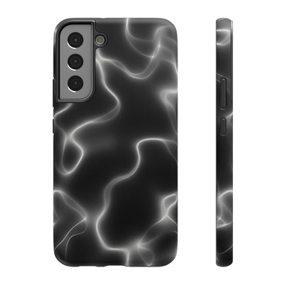 Electric Black Glow Phone Case – MagSafe Compatible for iPhone & Samsung Galaxy