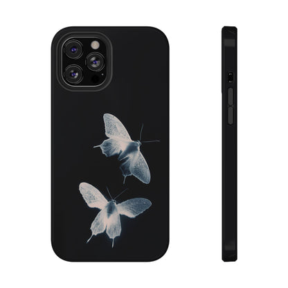 Ethereal Moth Dark Aesthetic Phone Case – MagSafe Compatible for iPhone & Samsung Galaxy