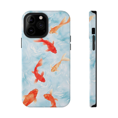Koi Fish Pond Phone Case – MagSafe Compatible for iPhone & Samsung Galaxy