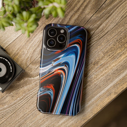 Vibrant Swirl Energy Phone Case – MagSafe Compatible for iPhone & Samsung Galaxy