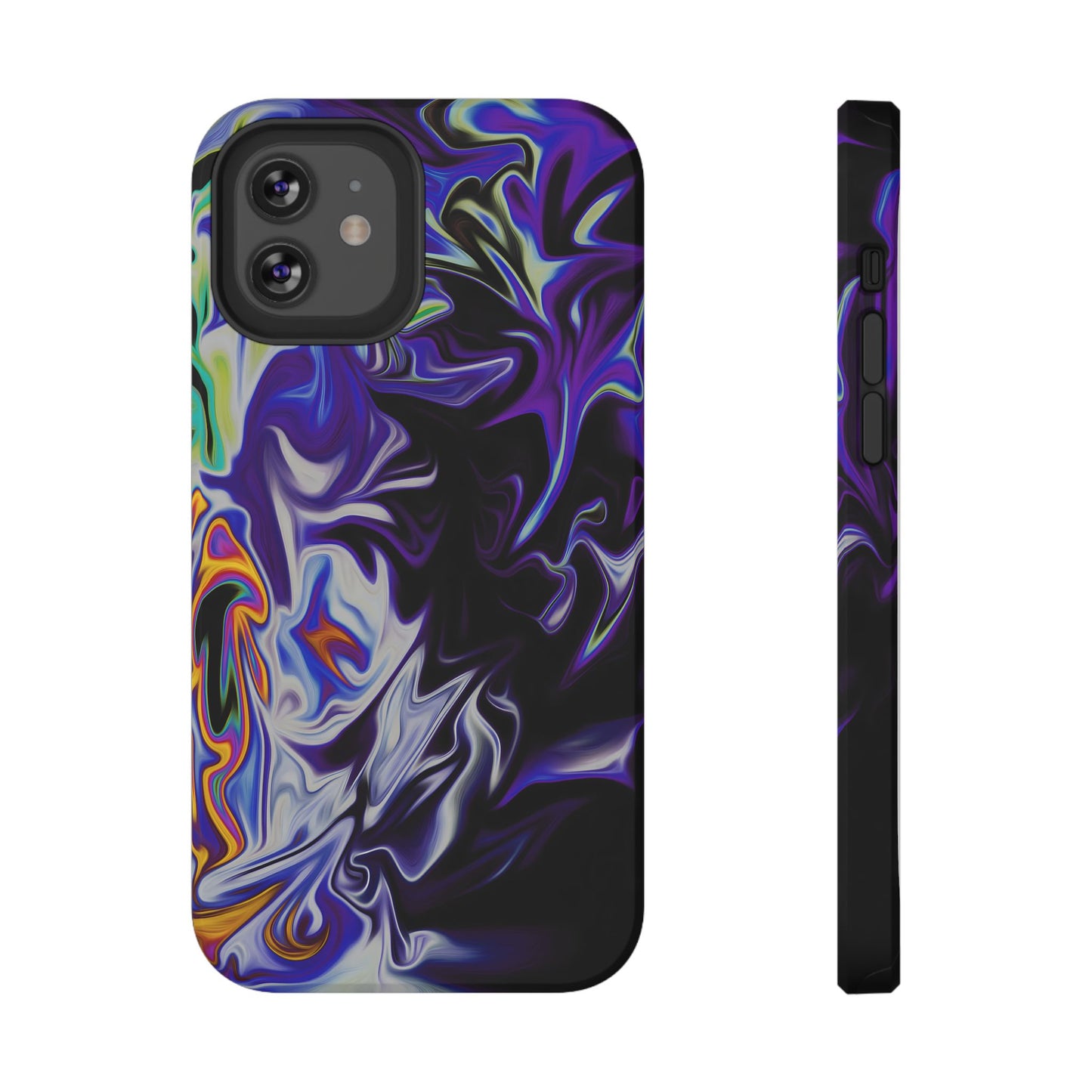 Dark Cosmic Swirl Phone Case – MagSafe Compatible for iPhone & Samsung Galaxy