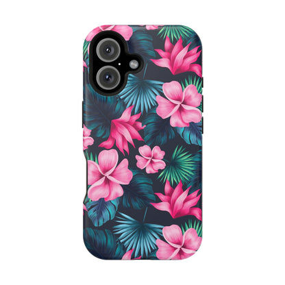 Tropical Paradise Floral Phone Case – MagSafe Compatible for iPhone & Samsung Galaxy