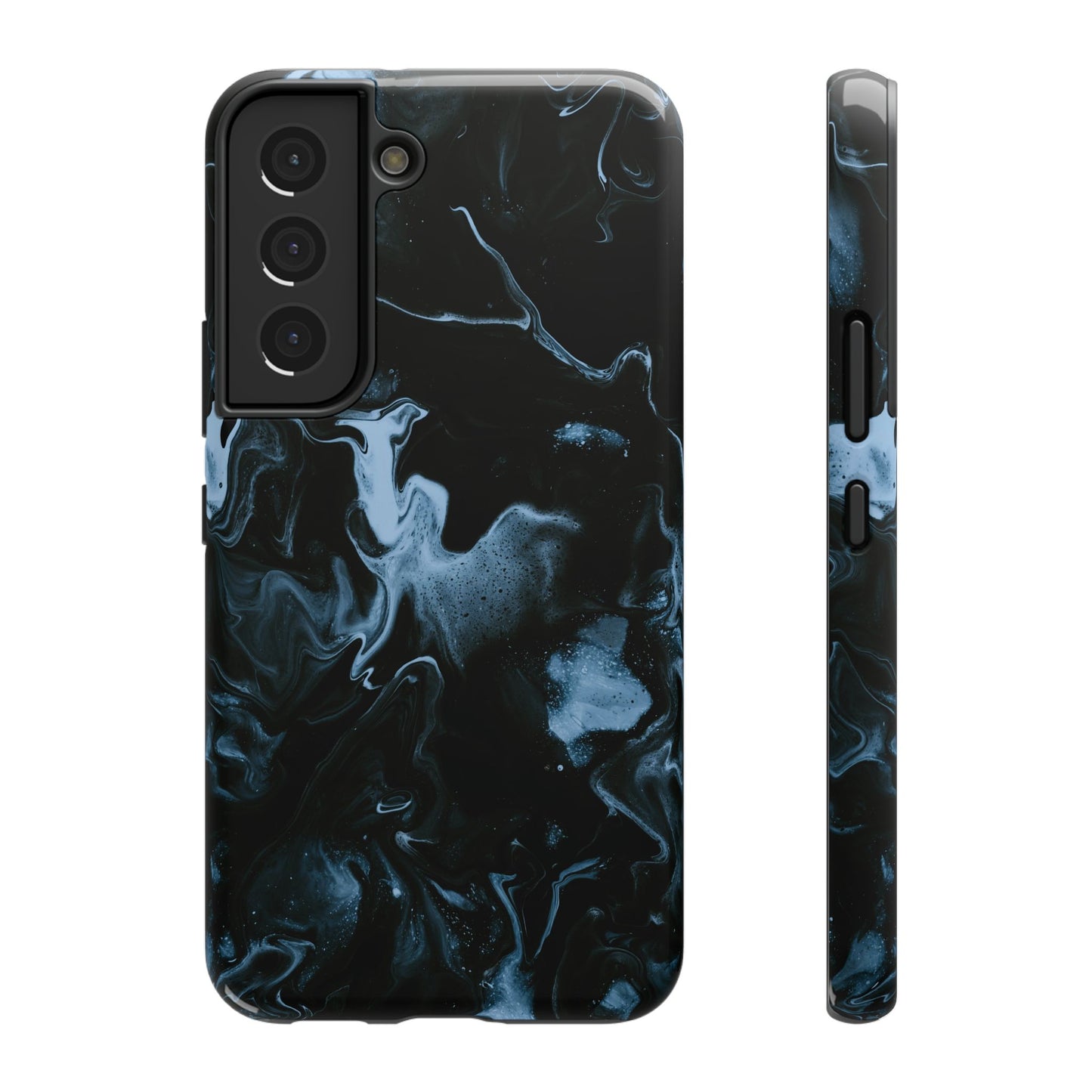 Midnight Frost Swirl Phone Case – MagSafe Compatible for iPhone & Samsung Galaxy