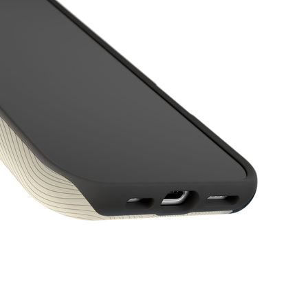 Topographical Abstract Wave Phone Case – MagSafe Compatible for iPhone & Samsung Galaxy