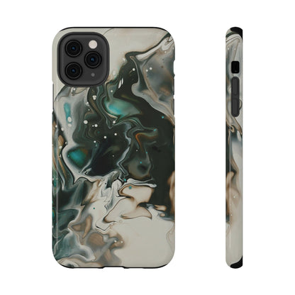 Terra Mist Earthtone Marble Phone Case – MagSafe Compatible for iPhone & Samsung Galaxy