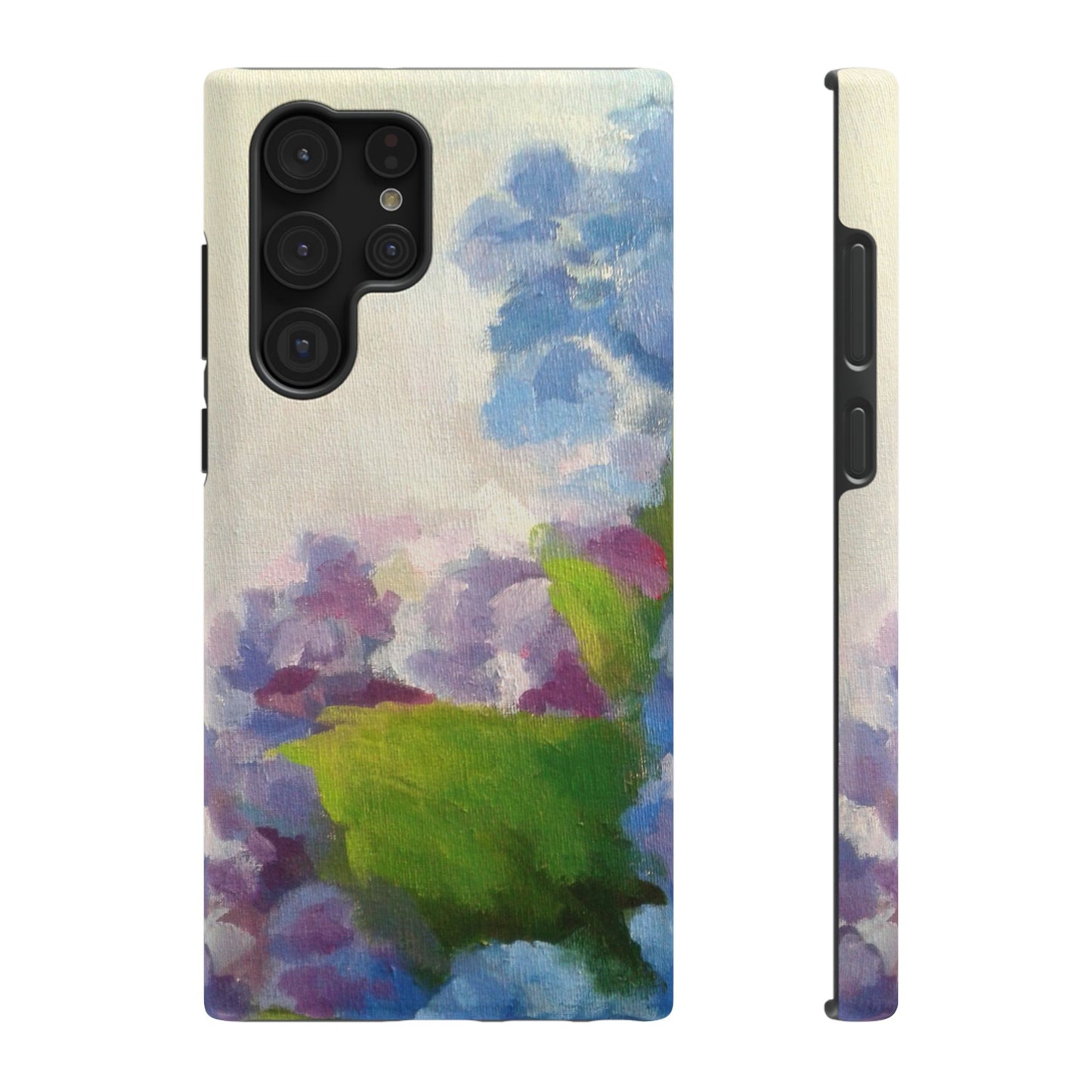 Hydrangea Dream Phone Case – Artistic Floral Design, MagSafe Compatible for iPhone & Samsung Galaxy
