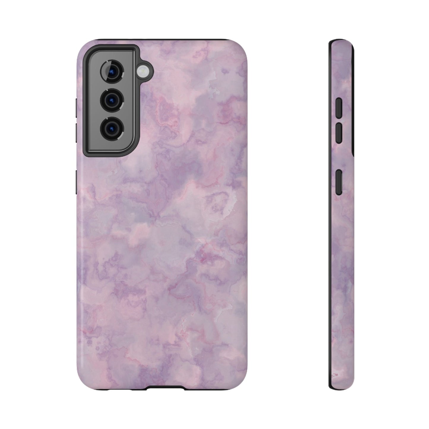 Lavender Dream Marble Phone Case – MagSafe Compatible for iPhone & Samsung Galaxy