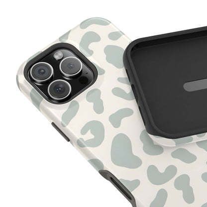 Soft Gray Camo Print Phone Case – MagSafe Compatible for iPhone & Samsung Galaxy
