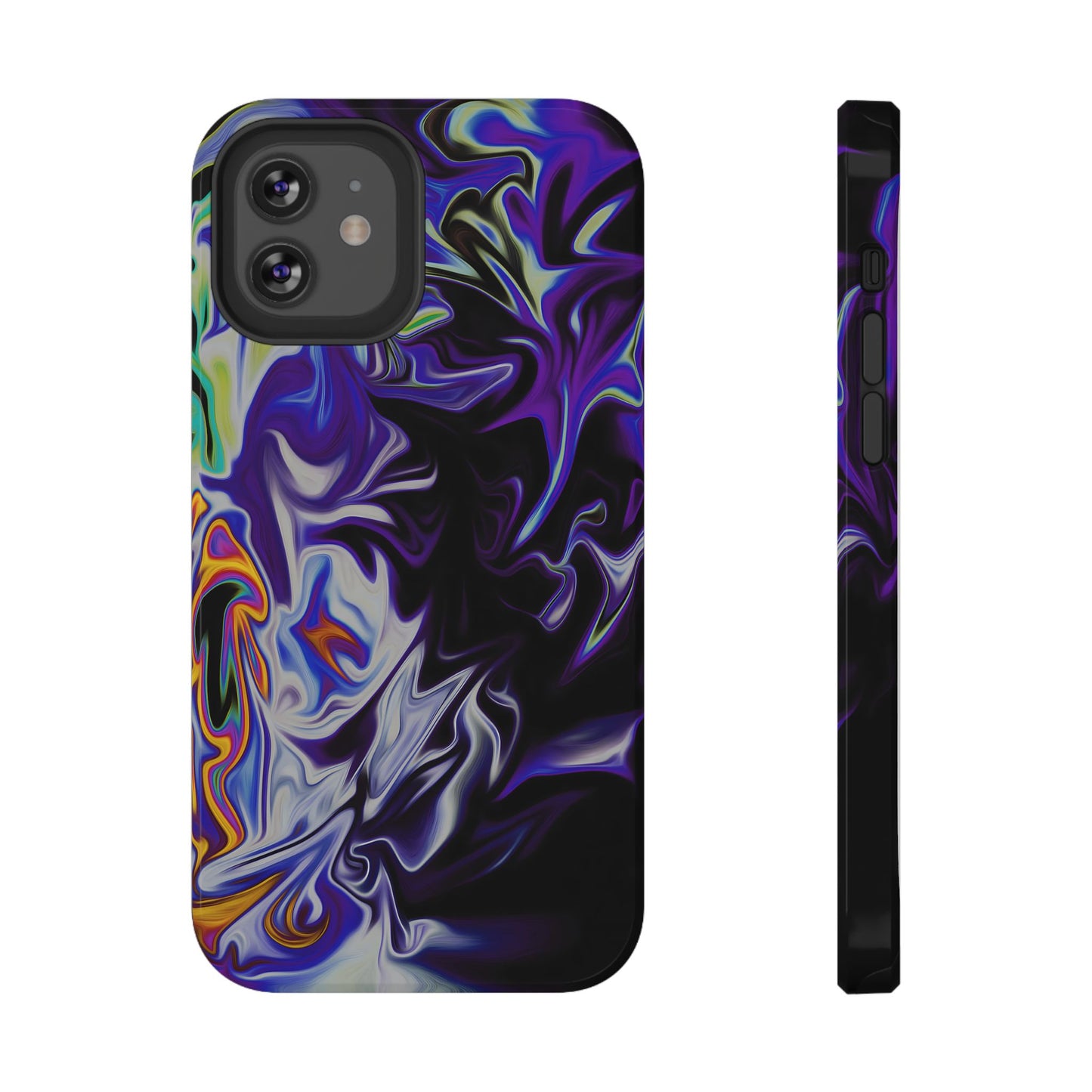 Dark Cosmic Swirl Phone Case – MagSafe Compatible for iPhone & Samsung Galaxy