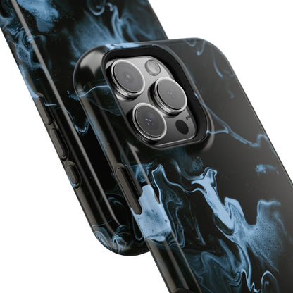 Midnight Frost Swirl Phone Case – MagSafe Compatible for iPhone & Samsung Galaxy