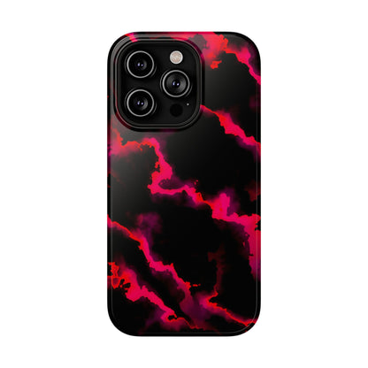 Electric Inferno Lightning Strike Phone Case – MagSafe Compatible for iPhone & Samsung Galaxy