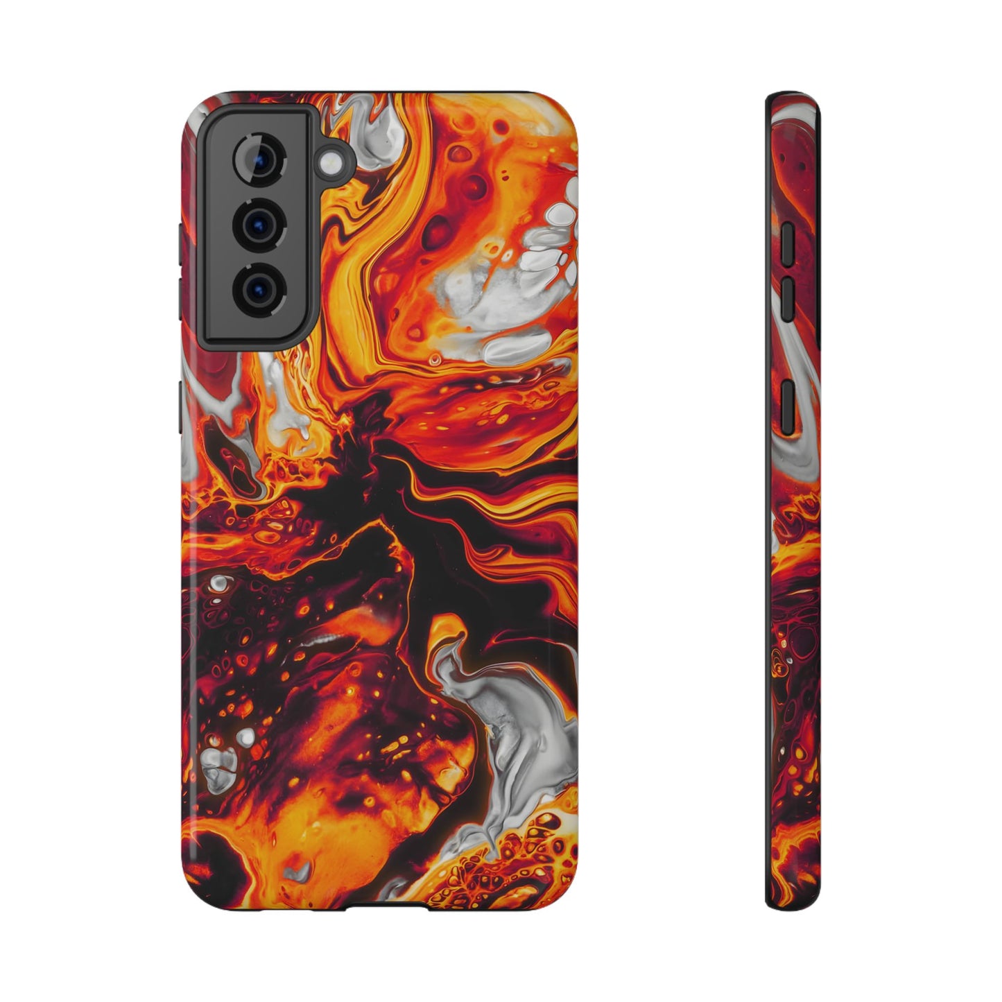 Molten Lava Abstract Phone Case – MagSafe Compatible for iPhone & Samsung Galaxy