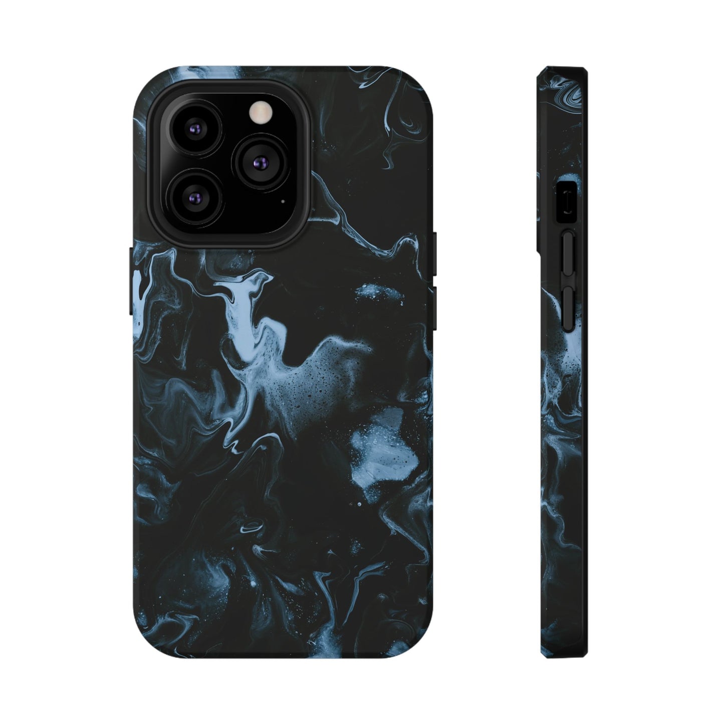 Midnight Frost Swirl Phone Case – MagSafe Compatible for iPhone & Samsung Galaxy