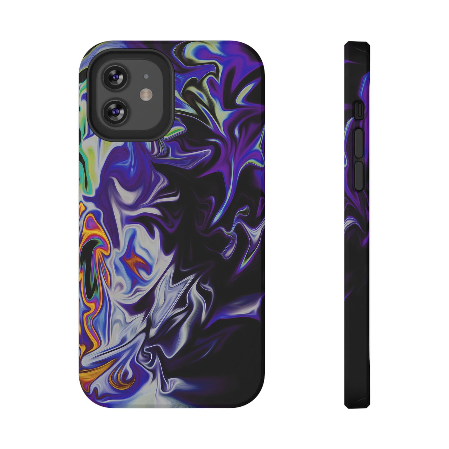 Dark Cosmic Swirl Phone Case – MagSafe Compatible for iPhone & Samsung Galaxy