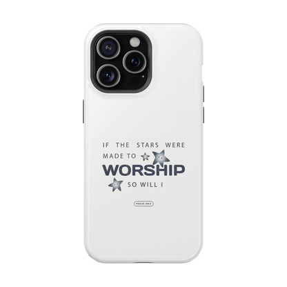 Psalm 14 8:3 "Stars Made to Worship" Phone Case – MagSafe Compatible for iPhone & Samsung Galaxy