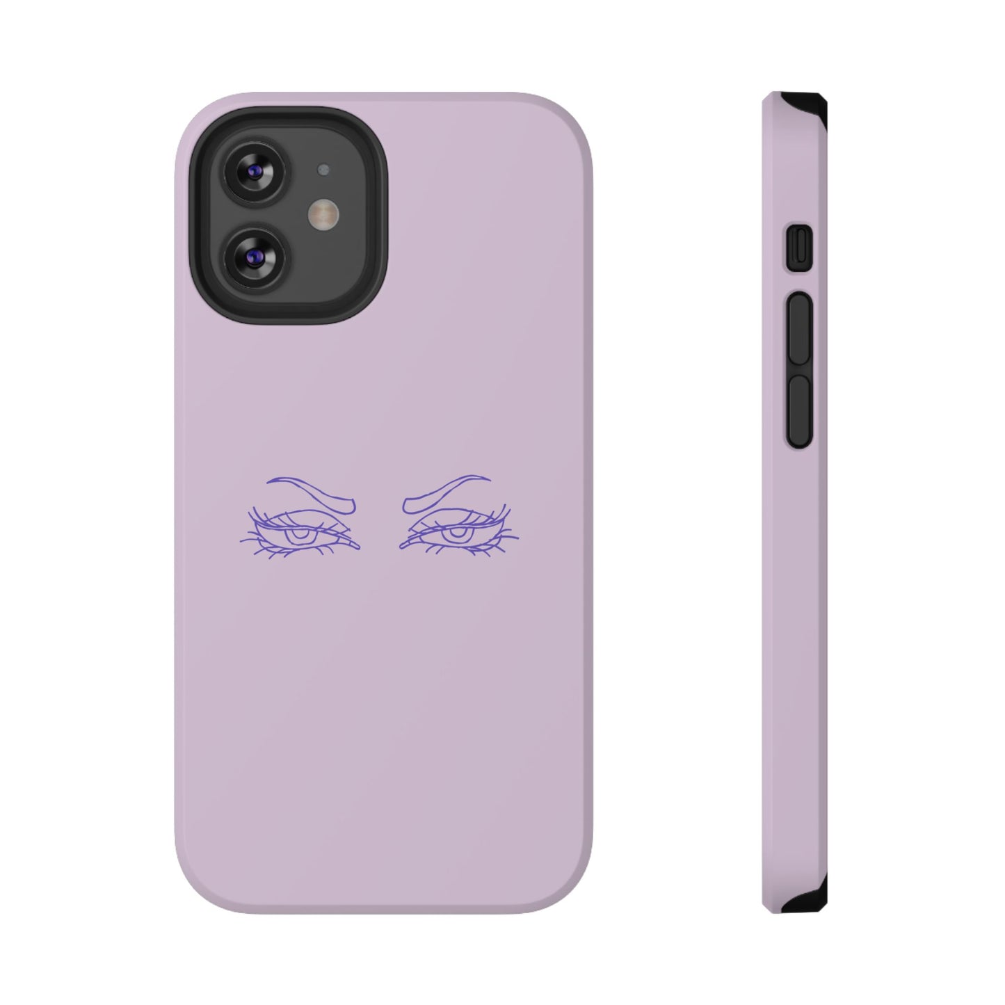 Sassy Line Art Eyes Phone Case – MagSafe Compatible for iPhone & Samsung Galaxy