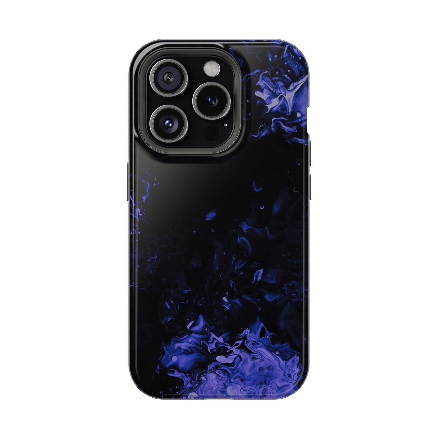 Midnight Ink Swirl Phone Case – MagSafe Compatible for iPhone & Samsung Galaxy
