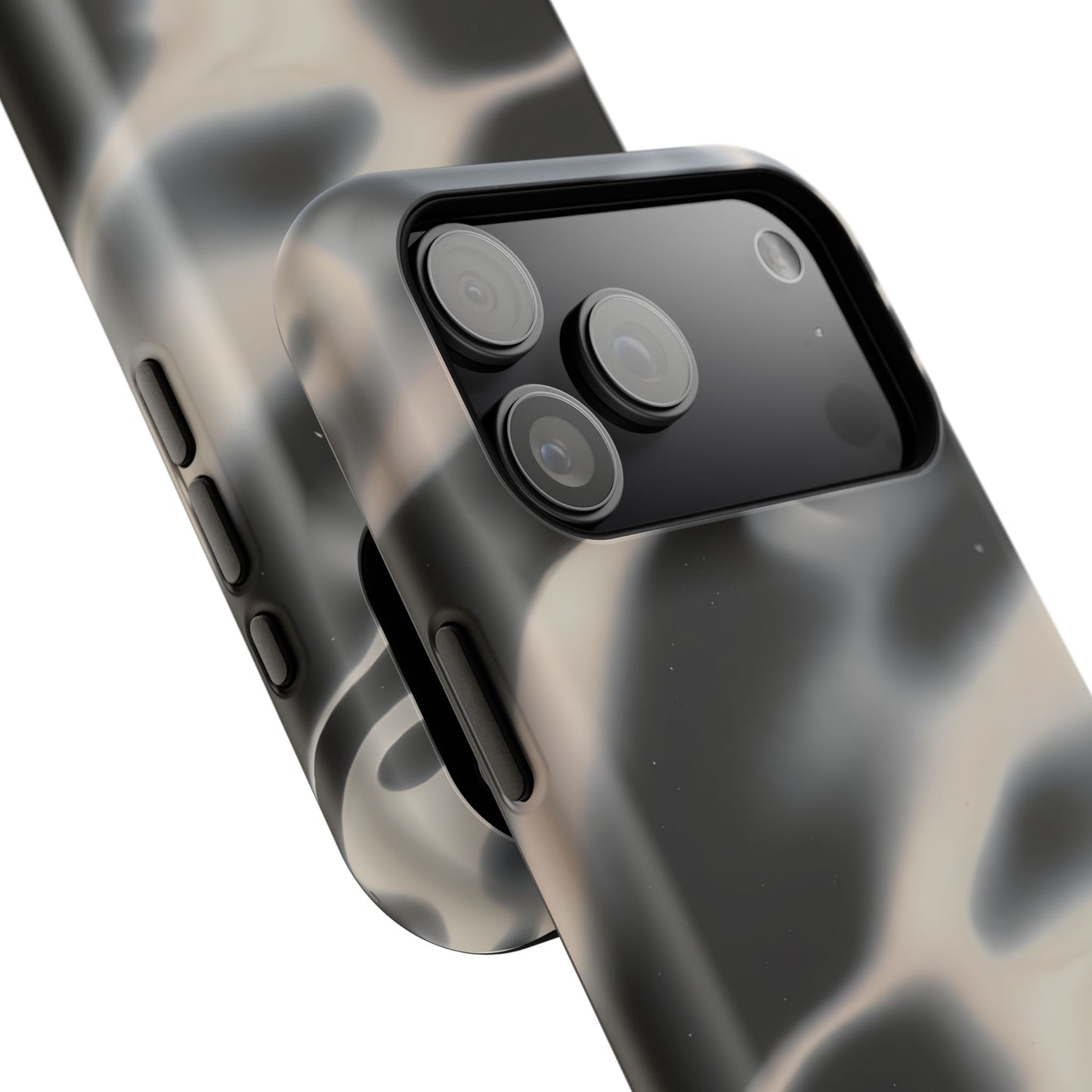 Smoky Marble Swirl Phone Case – MagSafe Compatible for iPhone & Samsung Galaxy