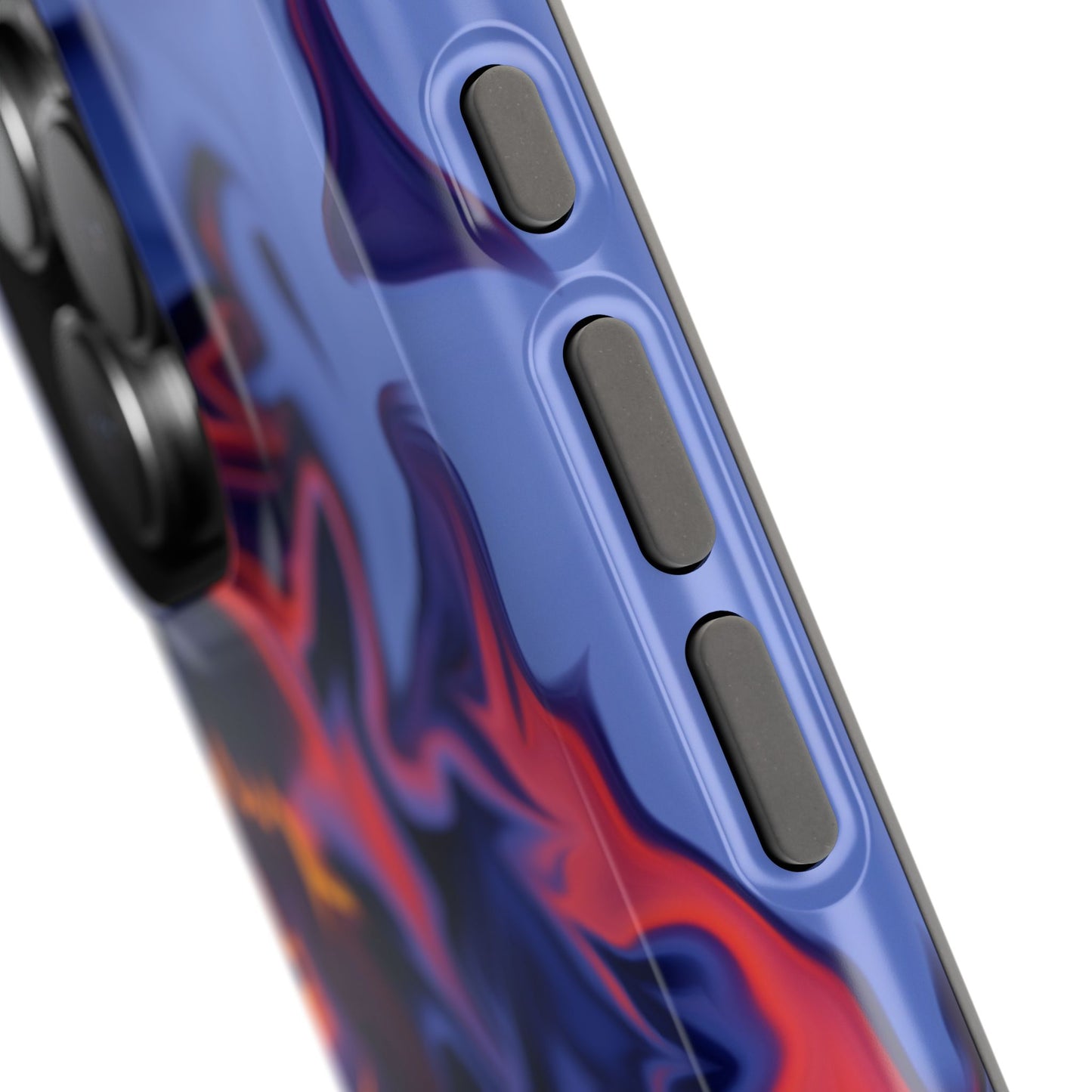 Fiery Swirl Abstract Phone Case – MagSafe Compatible for iPhone & Samsung Galaxy