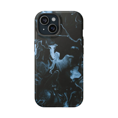 Midnight Frost Swirl Phone Case – MagSafe Compatible for iPhone & Samsung Galaxy