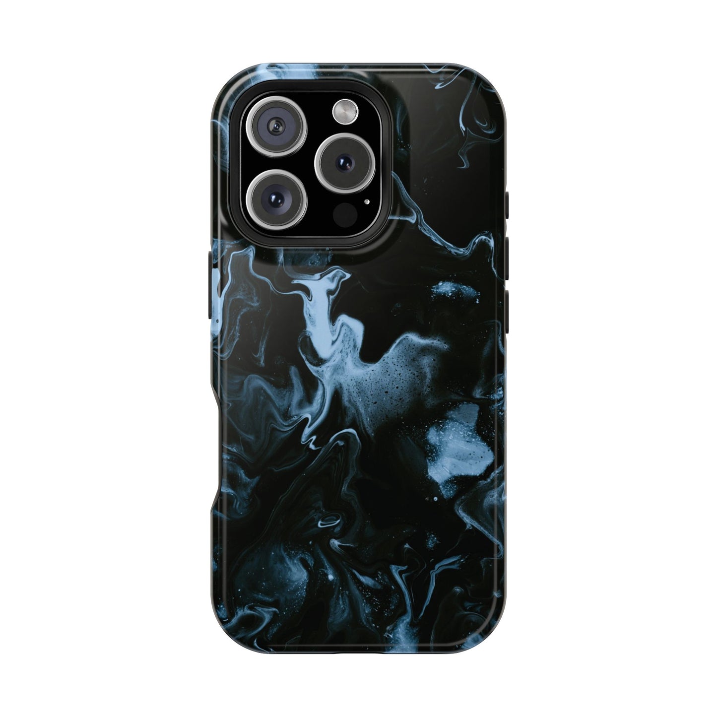 Midnight Frost Swirl Phone Case – MagSafe Compatible for iPhone & Samsung Galaxy