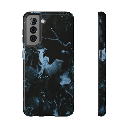 Midnight Frost Swirl Phone Case – MagSafe Compatible for iPhone & Samsung Galaxy
