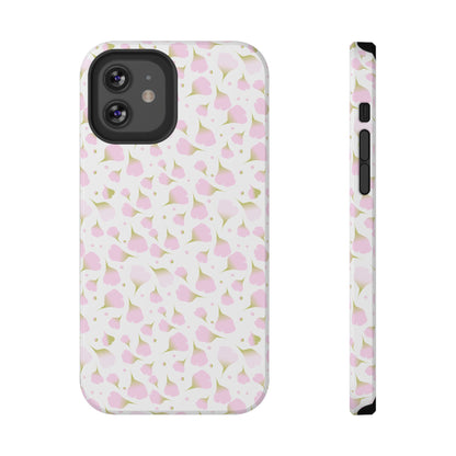 Soft Pink Petal Pattern Phone Case – MagSafe Compatible for iPhone & Samsung Galaxy