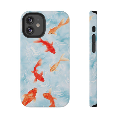Koi Fish Pond Phone Case – MagSafe Compatible for iPhone & Samsung Galaxy