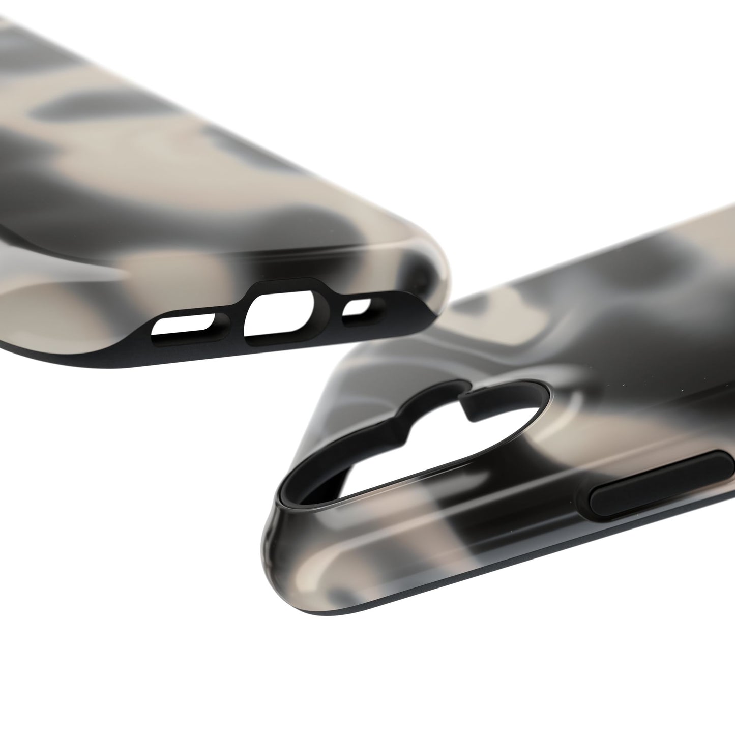 Smoky Marble Swirl Phone Case – MagSafe Compatible for iPhone & Samsung Galaxy
