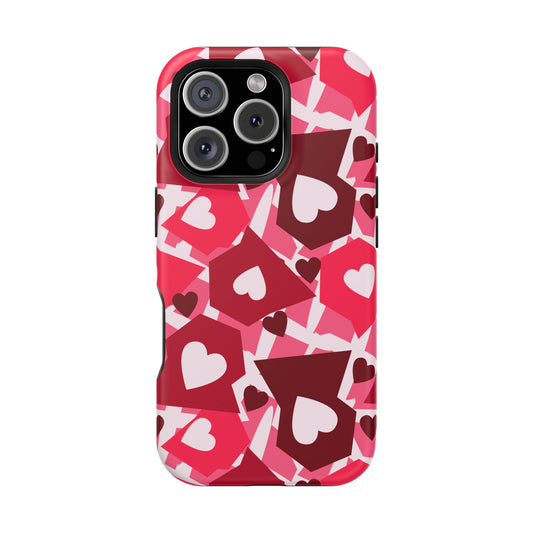 Pink Social Love Icons Phone Case – MagSafe Compatible for iPhone & Samsung Galaxy