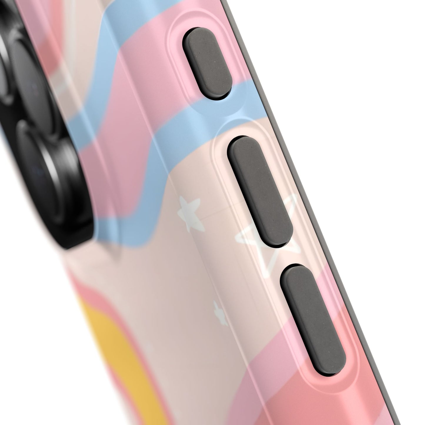 Retro Pastel Swirl iPhone Case – Stylish Design with Enhanced Protection - iPhone 11-16 MagSafe