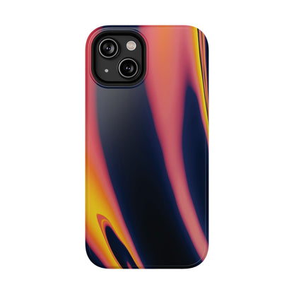 Neon Sunset Flame Phone Case – MagSafe Compatible for iPhone & Samsung Galaxy