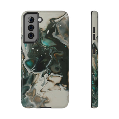 Terra Mist Earthtone Marble Phone Case – MagSafe Compatible for iPhone & Samsung Galaxy