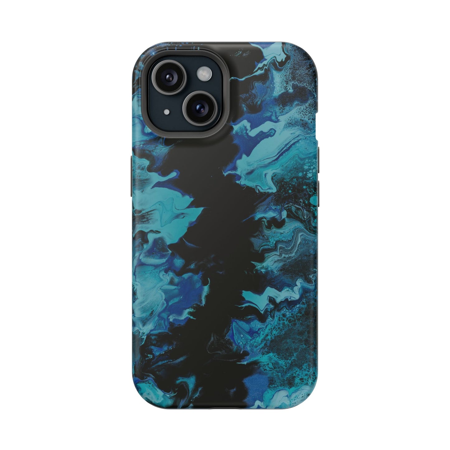 Deep Ocean Swirl Phone Case – MagSafe Compatible for iPhone & Samsung Galaxy