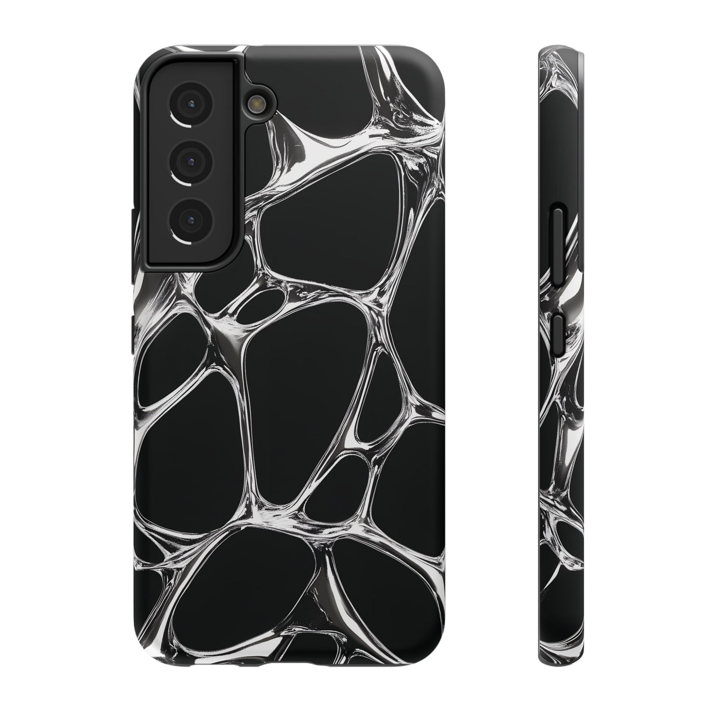 Liquid Metal Abstract Phone Case – MagSafe Compatible for iPhone & Samsung Galaxy