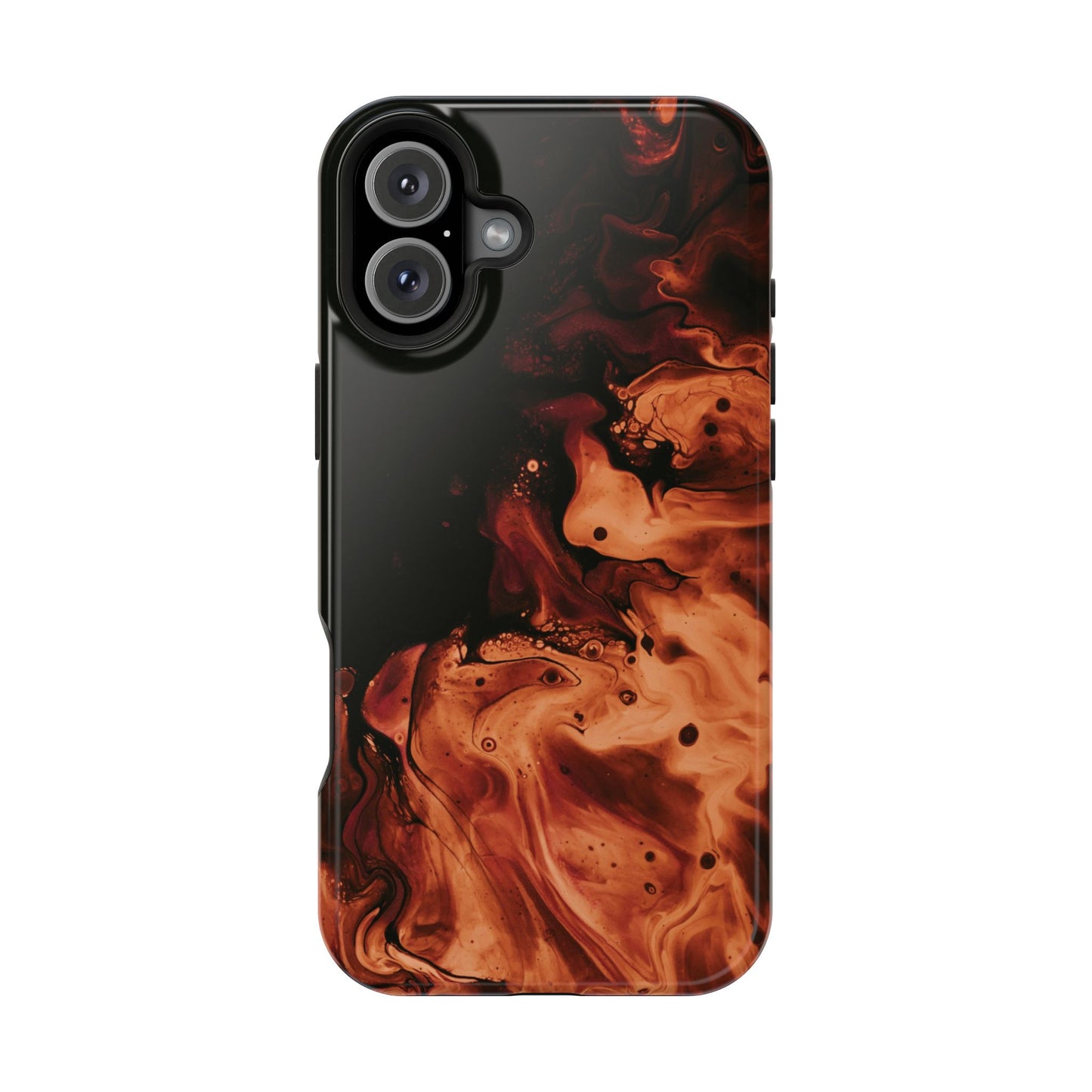 Molten Lava Abstract Art Phone Case – MagSafe Compatible for iPhone & Samsung Galaxy