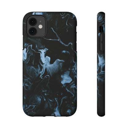 Midnight Frost Swirl Phone Case – MagSafe Compatible for iPhone & Samsung Galaxy