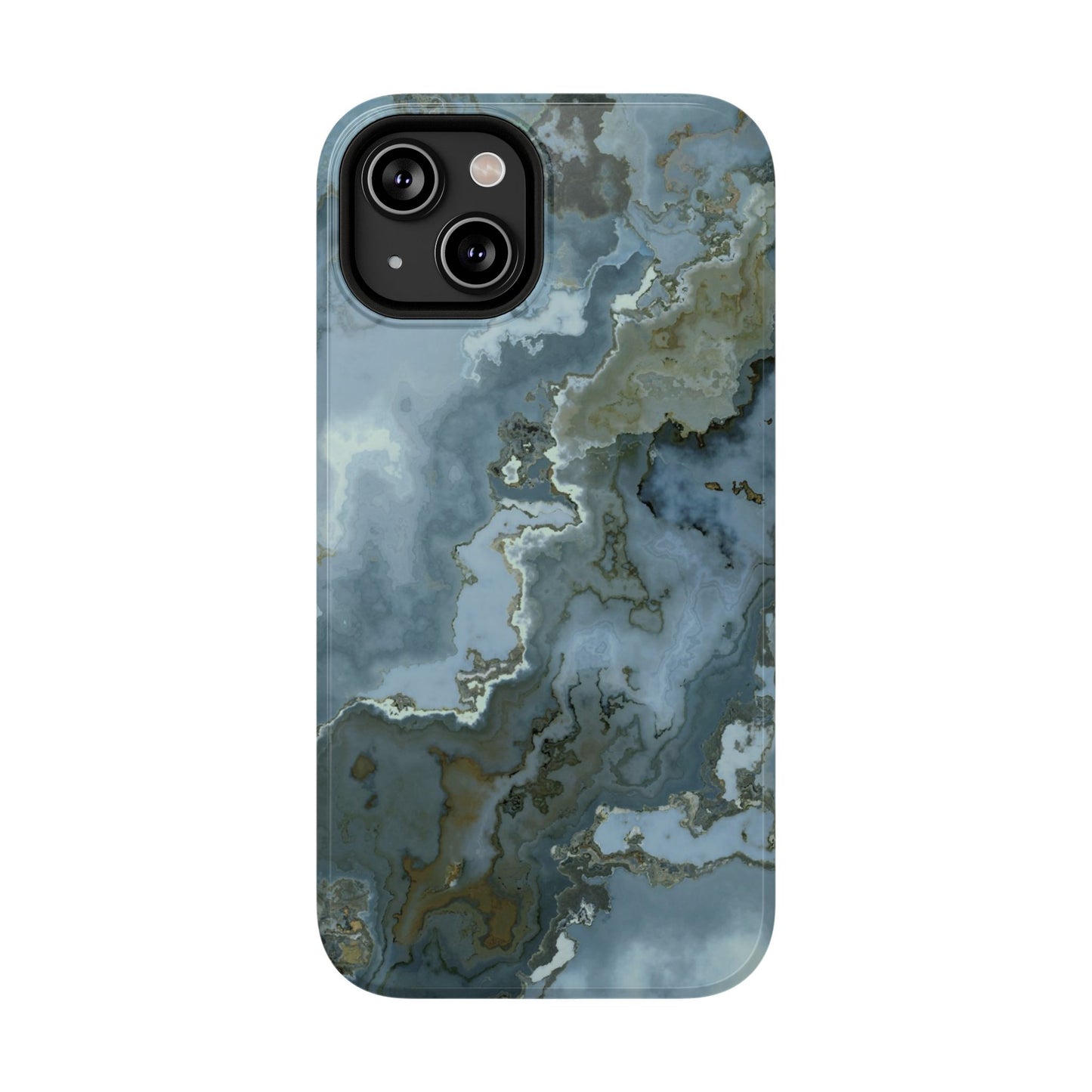 Oceanic Agate Marble Phone Case – MagSafe Compatible for iPhone & Samsung Galaxy