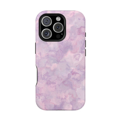 Lavender Dream Marble Phone Case – MagSafe Compatible for iPhone & Samsung Galaxy