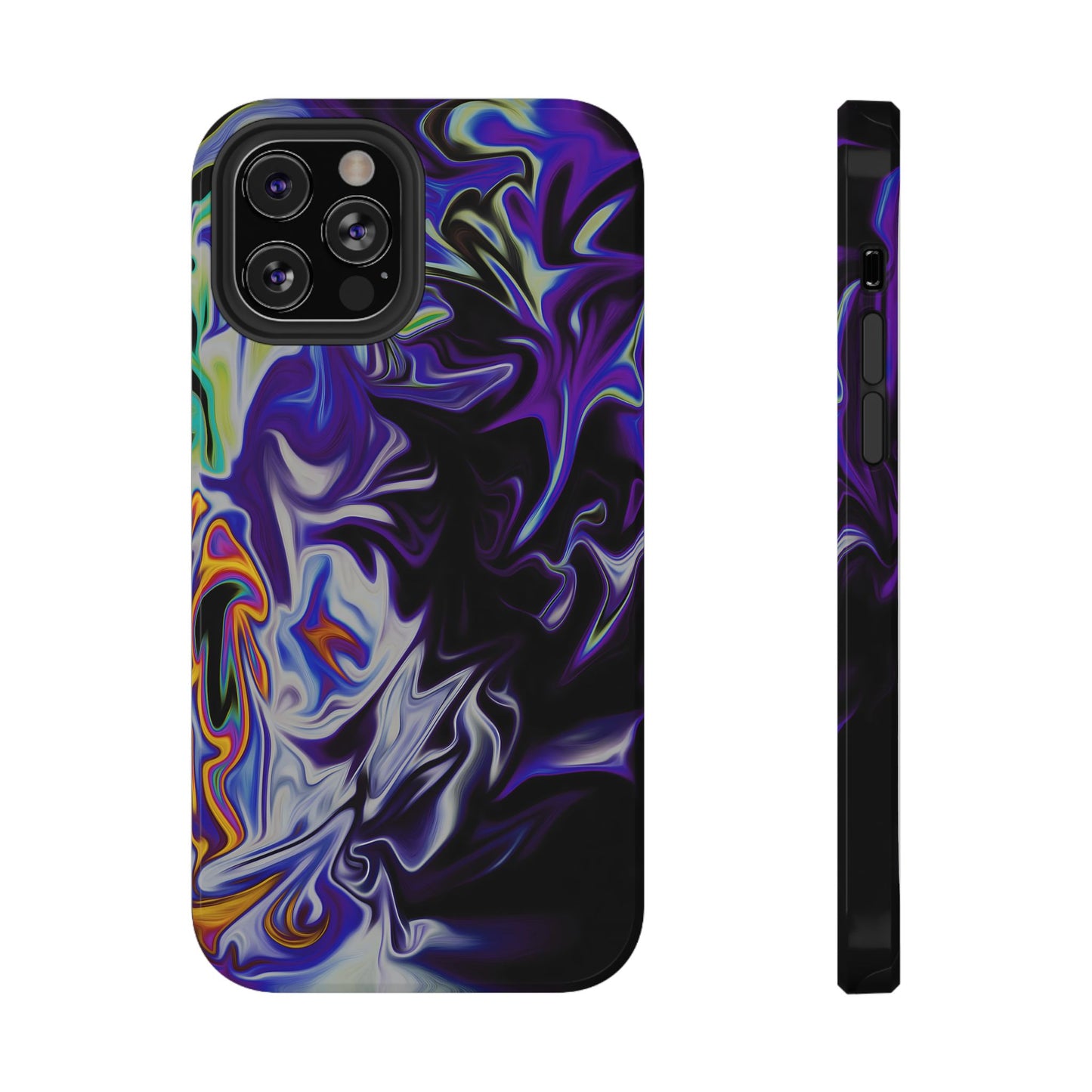 Dark Cosmic Swirl Phone Case – MagSafe Compatible for iPhone & Samsung Galaxy