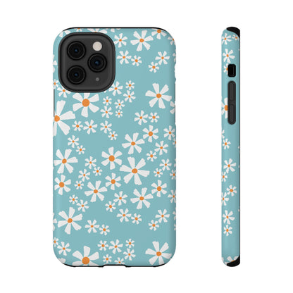 Vintage Daisy Field Phone Case – MagSafe Compatible for iPhone & Samsung Galaxy