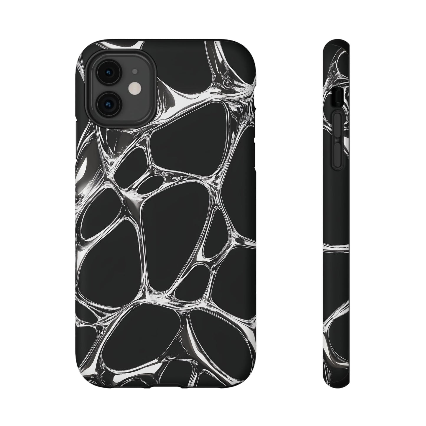 Liquid Metal Abstract Phone Case – MagSafe Compatible for iPhone & Samsung Galaxy