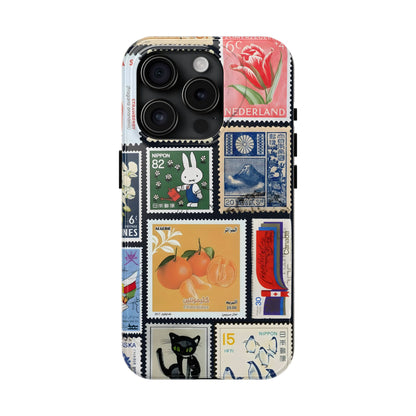 Stamp Collage Tough Phone Case - iPhone Case 15-11 All Sizes