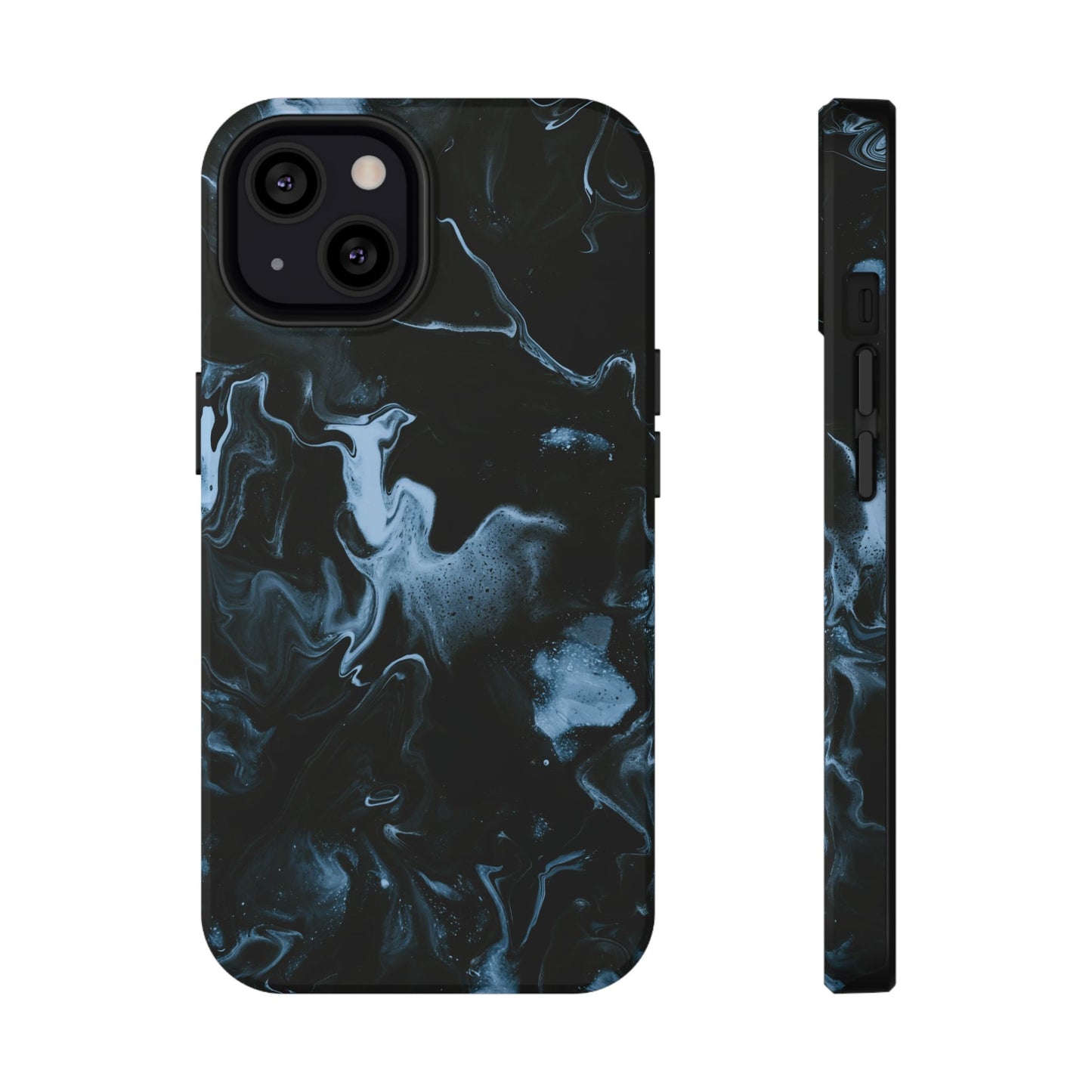 Midnight Frost Swirl Phone Case – MagSafe Compatible for iPhone & Samsung Galaxy