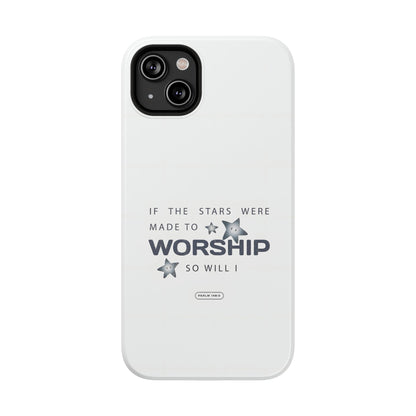 Psalm 14 8:3 "Stars Made to Worship" Phone Case – MagSafe Compatible for iPhone & Samsung Galaxy