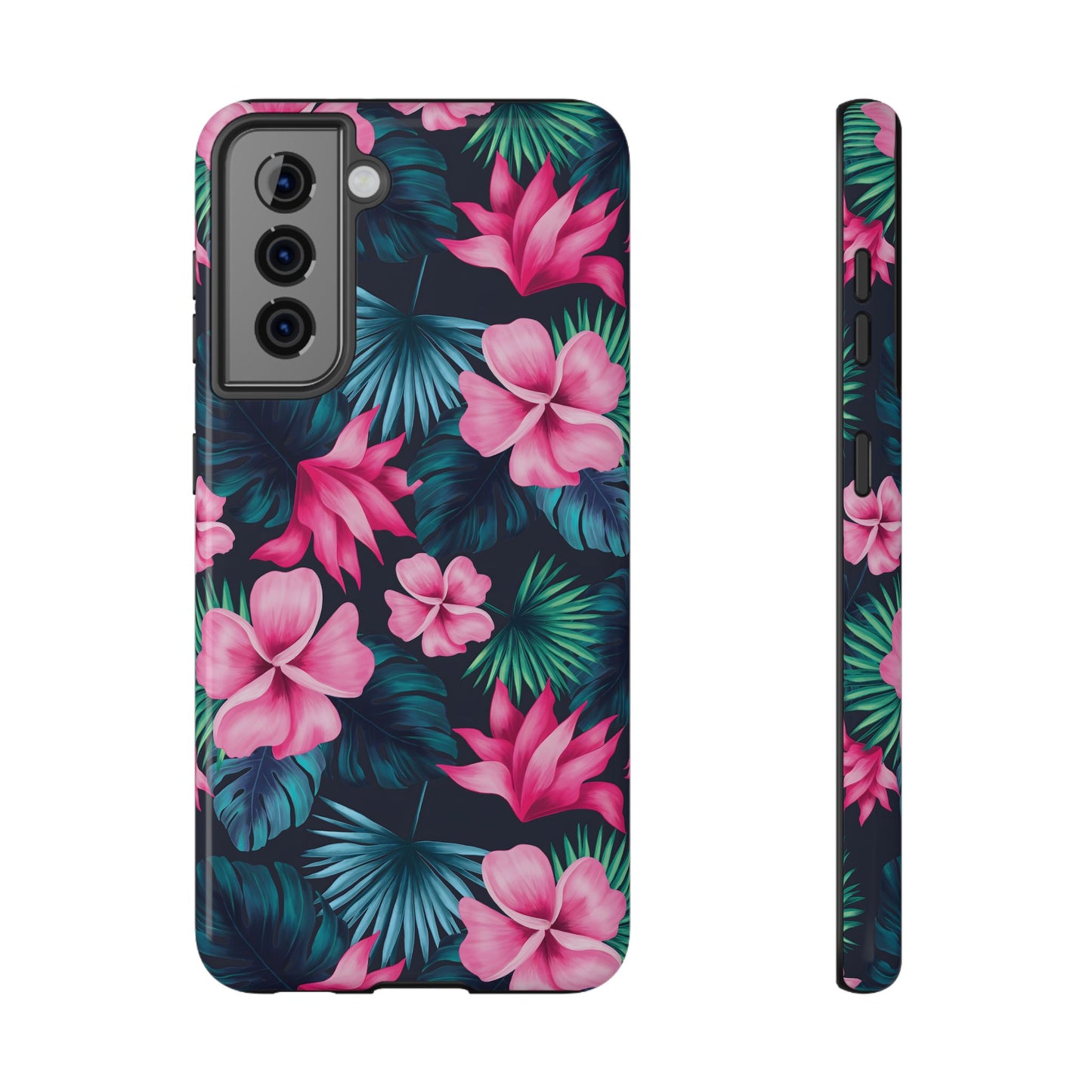 Tropical Paradise Floral Phone Case – MagSafe Compatible for iPhone & Samsung Galaxy